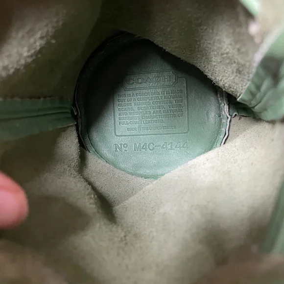 Coach Green Mini Bag 4144 Littleton - Picture 6 of 8